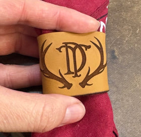 Leather Bolo w/Snap Back