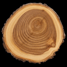 Rustic Round Wooden Plaque