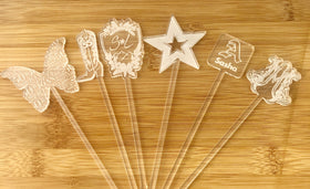 Acrylic Cocktail Stir Stick (7')