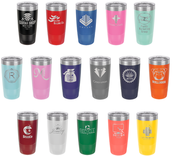 20 ounce Custom Engraved Tumbler — GR innovations LLC