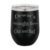 Custom Engraved 12 oz Wine Tumbler