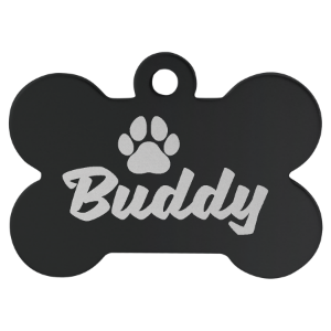 Pet ID Tag Bone SM (1 1/8