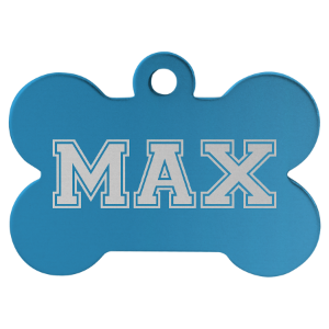 Pet ID Tag Bone SM (1 1/8