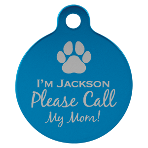 Pet ID Tag Round SM (1