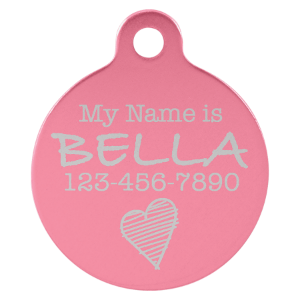 Pet ID Tag Round SM (1