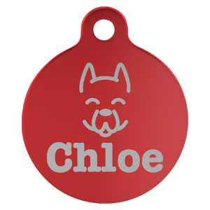 Pet ID Tag Round SM (1
