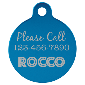 Pet ID Tag Round LG (1 1/5
