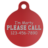 Pet ID Tag Round LG (1 1/5
