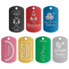 Pet ID Tag Oval (1 1/8