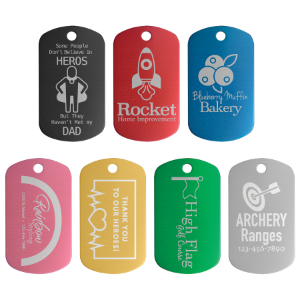 Pet ID Tag Oval (1 1/8