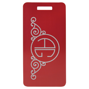 Anodized Aluminum Full Color Luggage Tags
