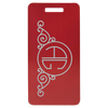 Anodized Aluminum Full Color Luggage Tags