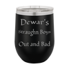 Custom Engraved 12 oz Wine Tumbler